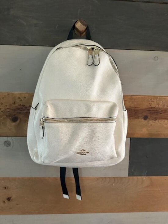 Coach Handbags - COACH CHARLIE BACKPACK CHALK